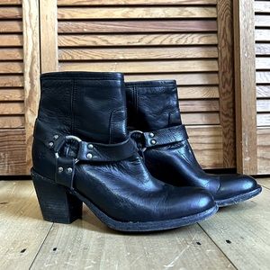 Frye Buckle Ankle Boots